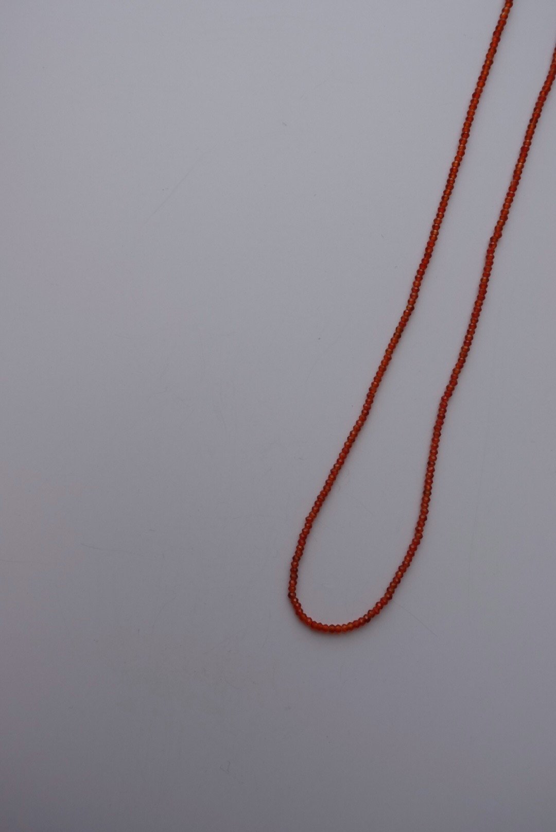 細閃紅瑪瑙項鍊 S925