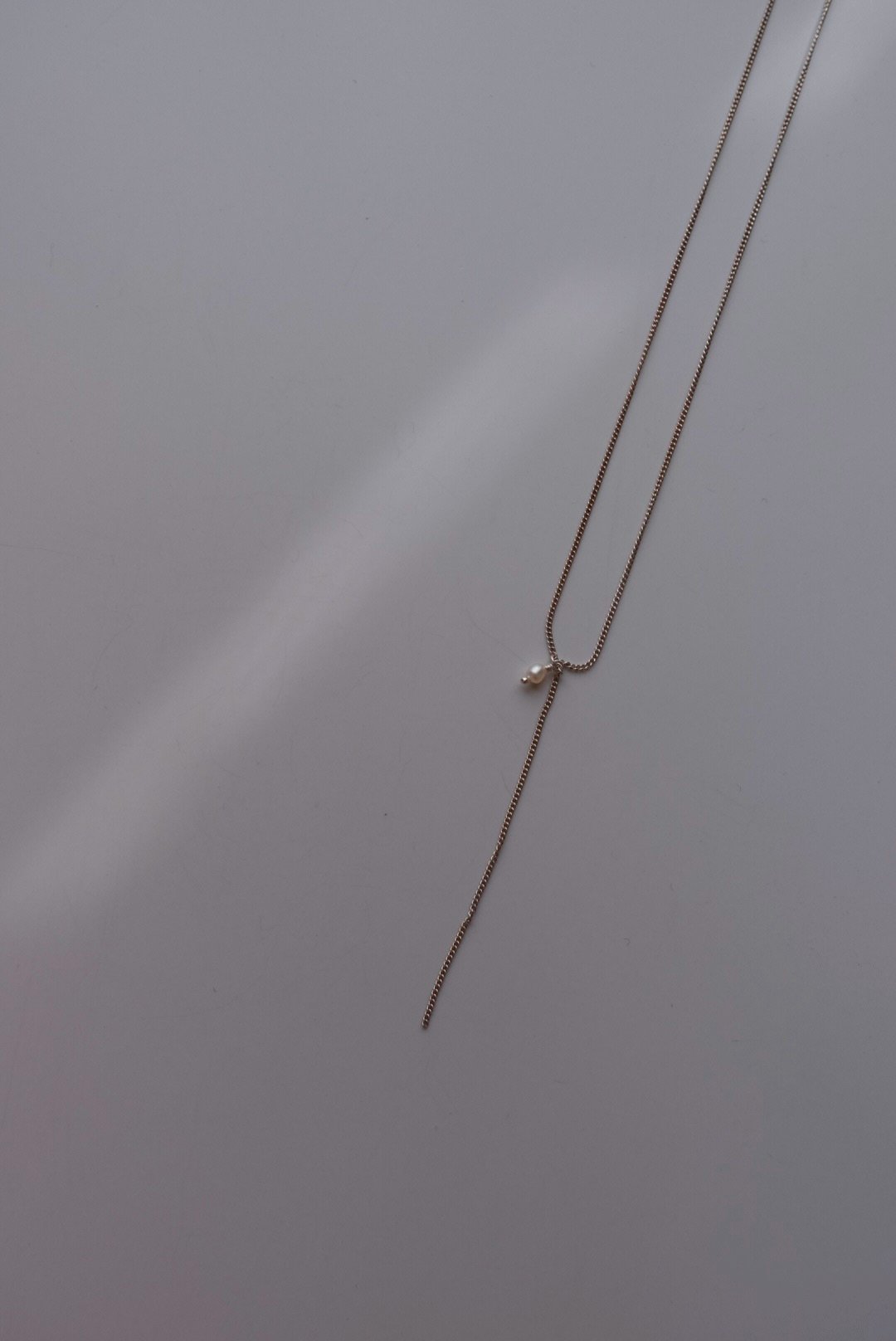 Classic 珍珠Y字項鍊 S925