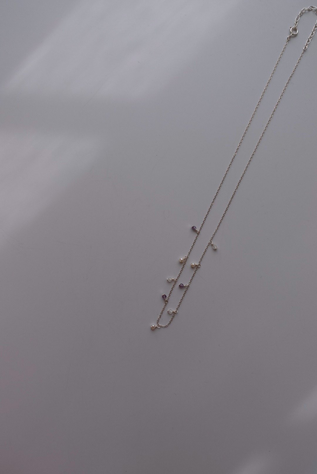 法式浪漫垂墜項鍊 S925