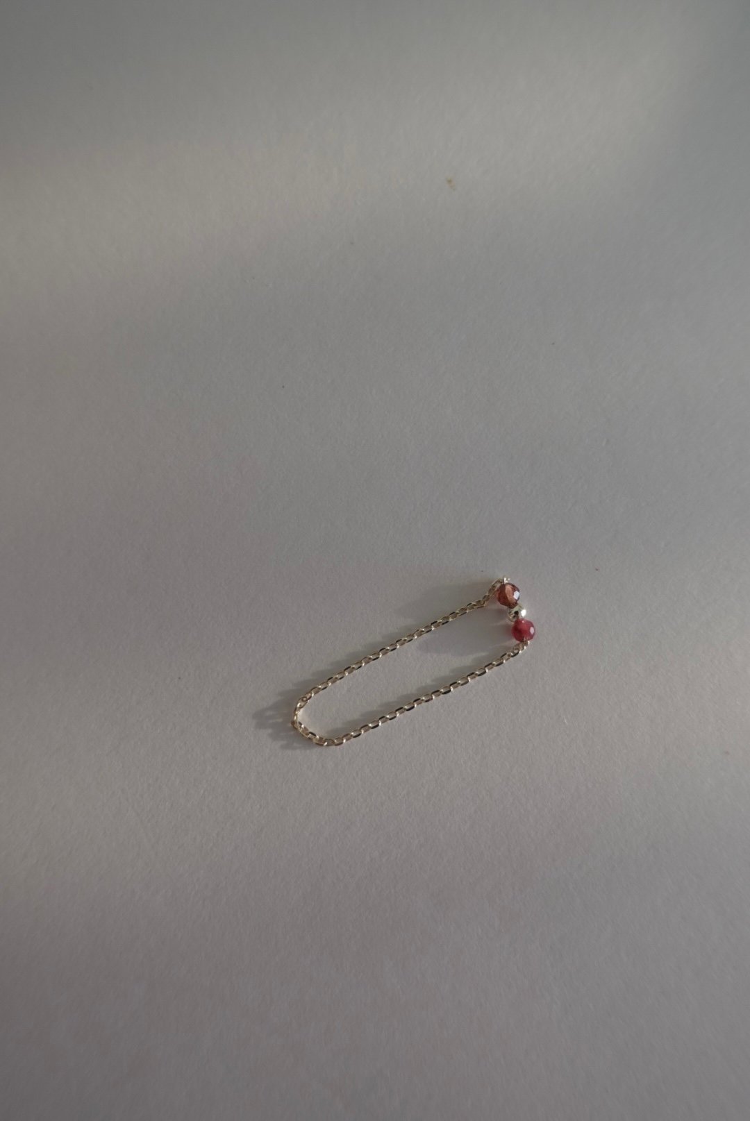 碧璽糖果造型鏈戒 S925