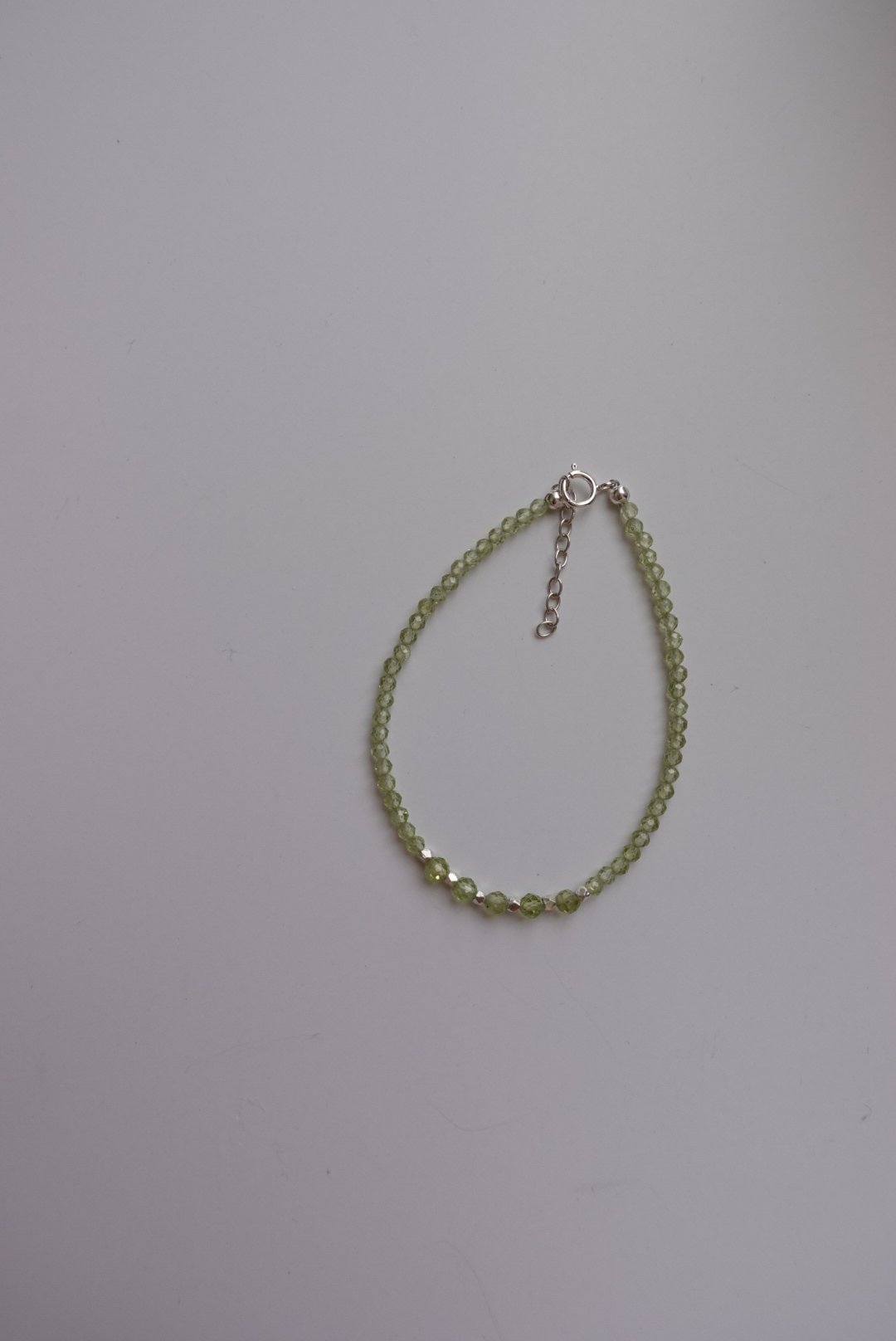 橄欖石手鍊 S925
