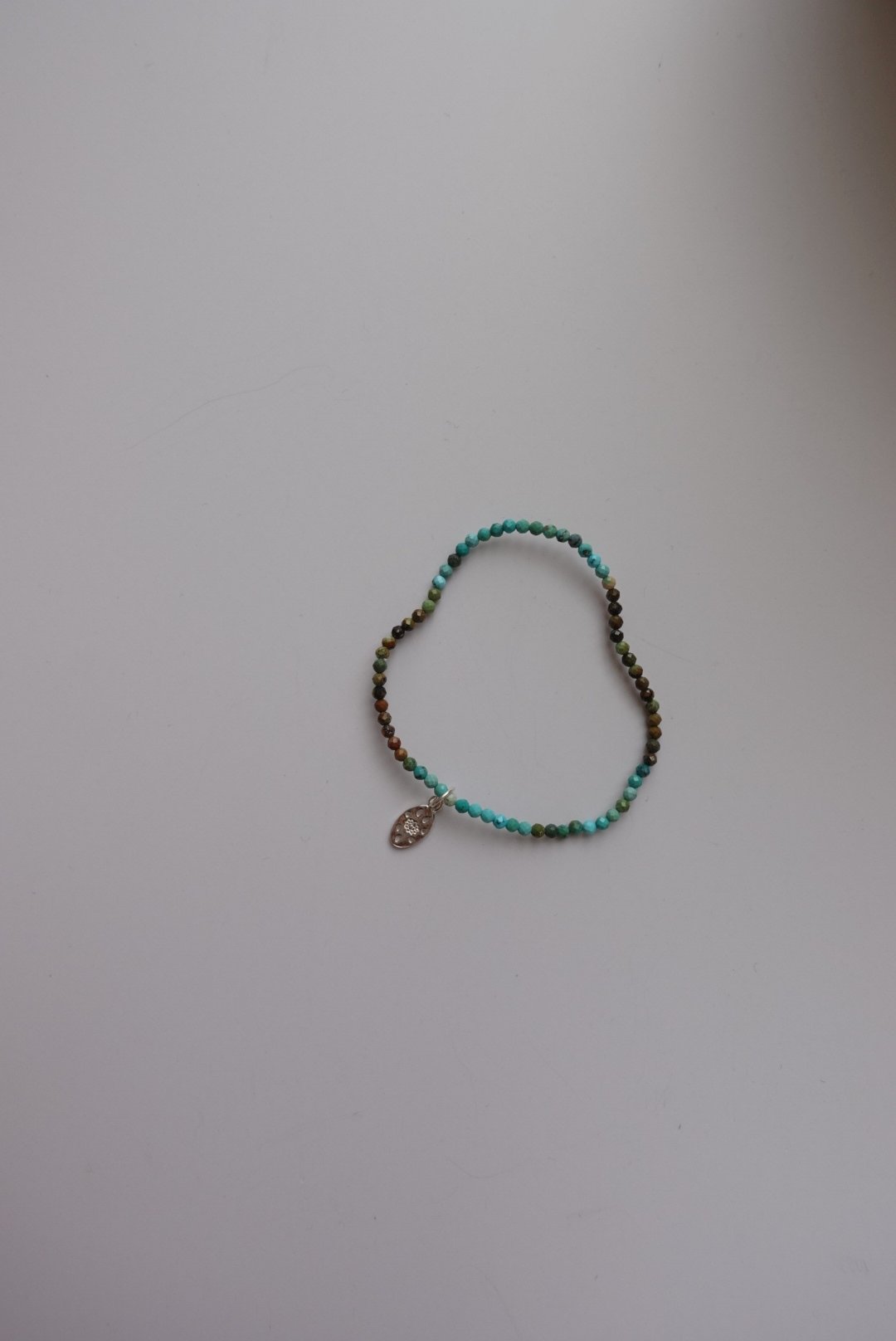 遠山 綠松石彈性手鍊 S925