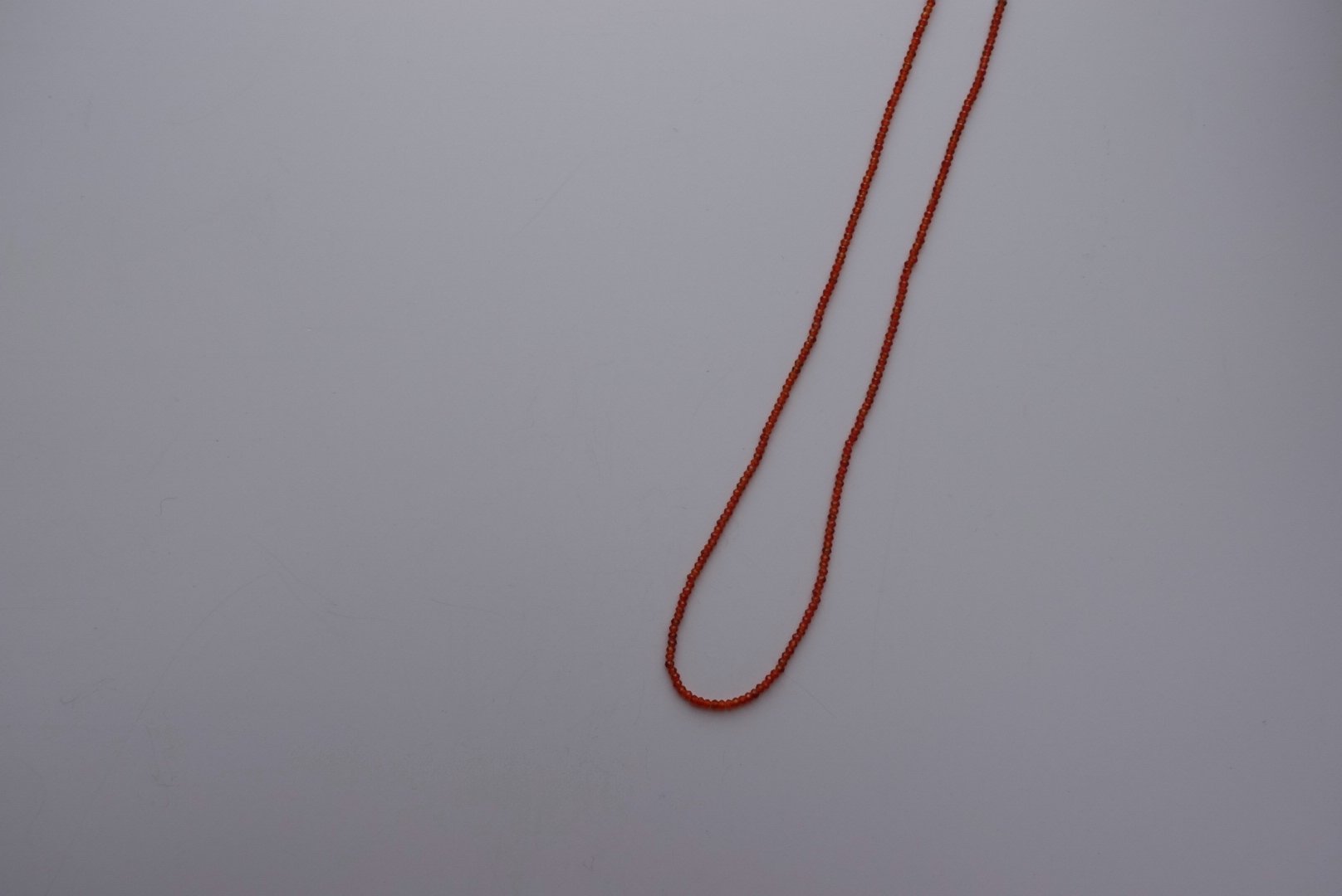 細閃紅瑪瑙項鍊 S925