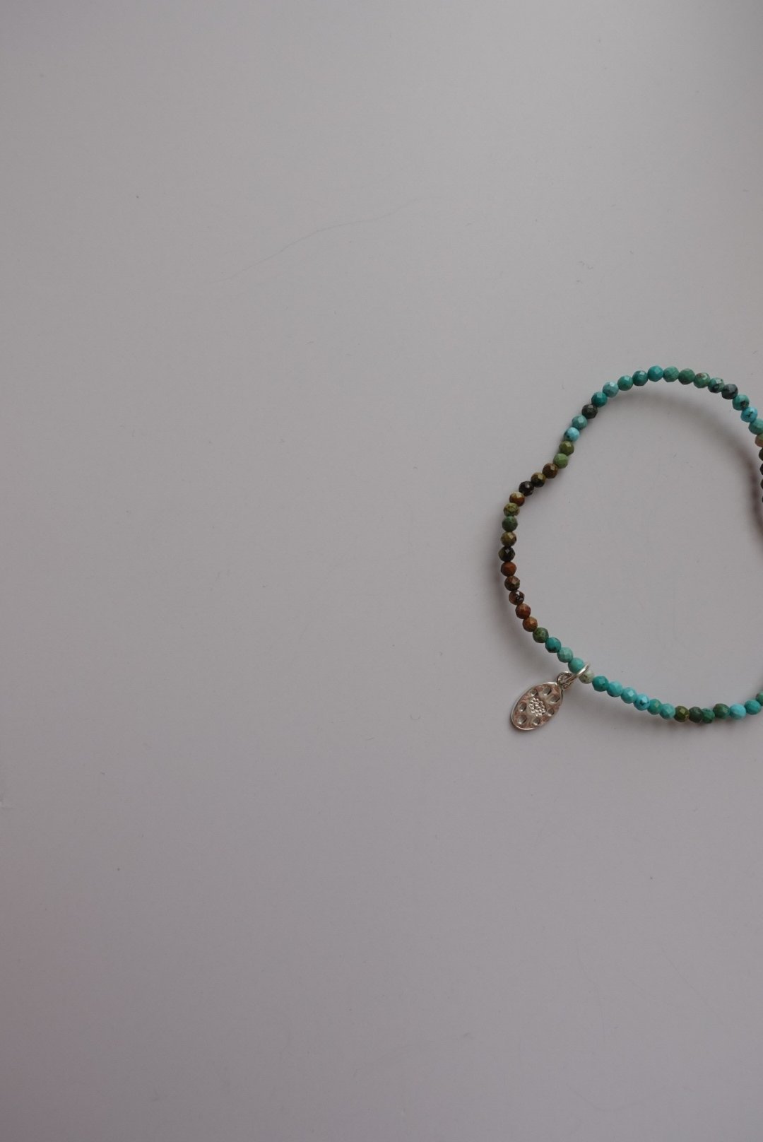 遠山 綠松石彈性手鍊 S925