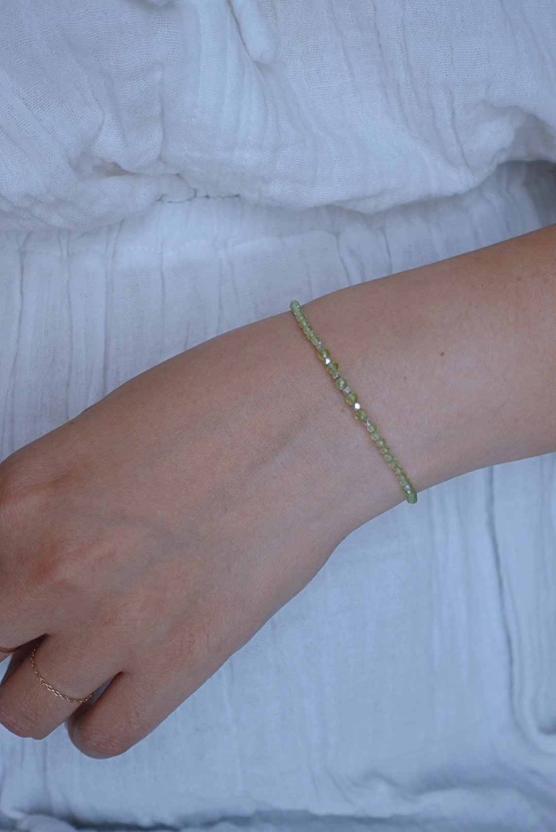 橄欖石手鍊 S925