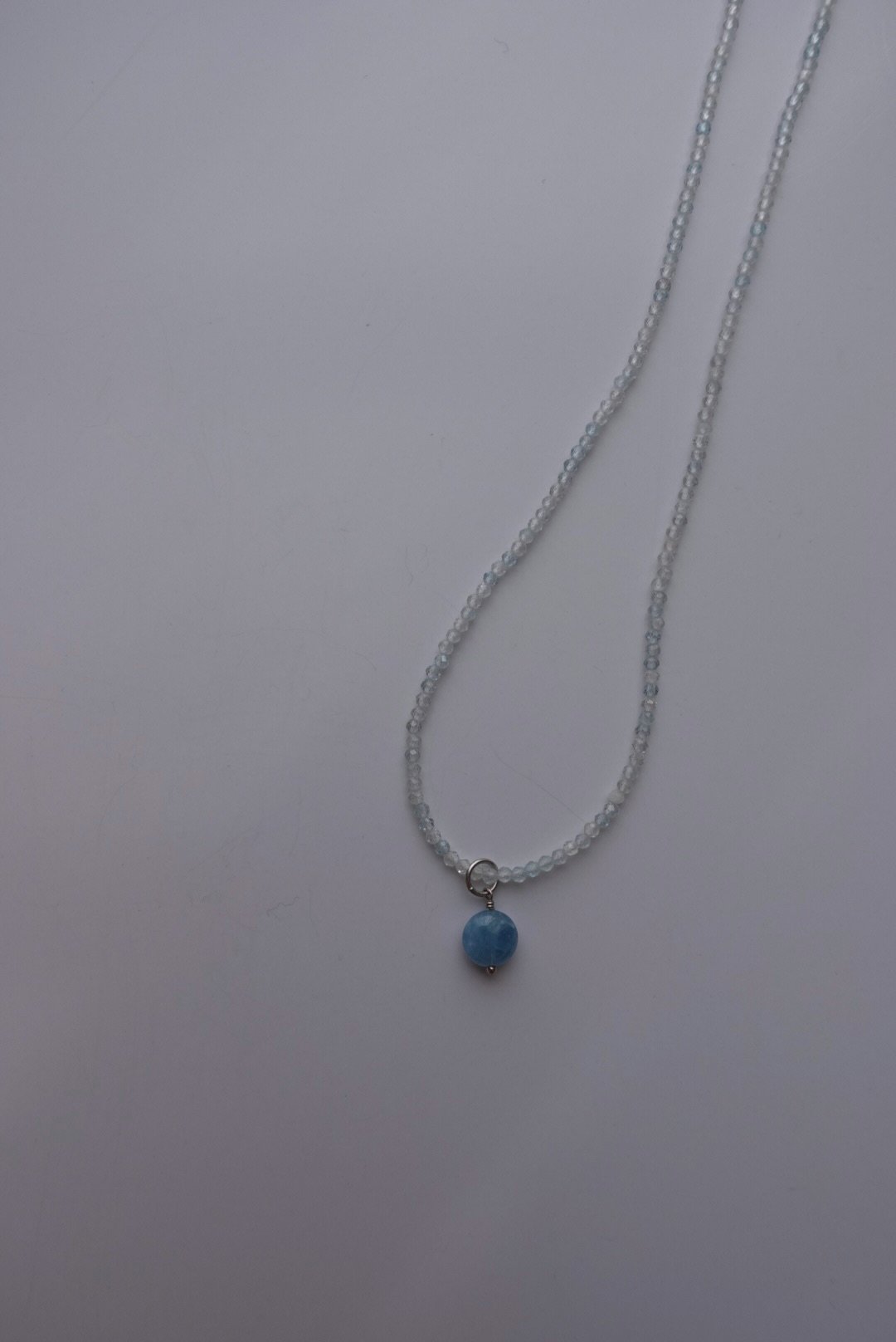 海藍寶項鍊 S925