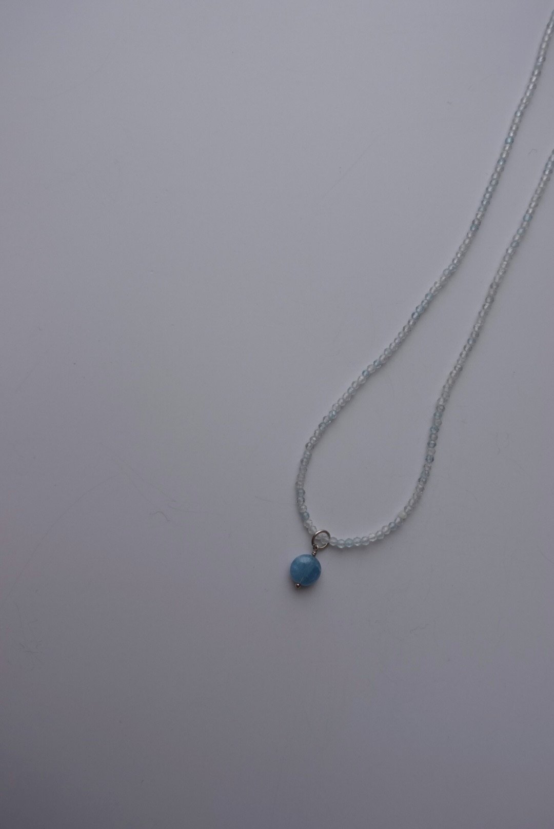 海藍寶項鍊 S925
