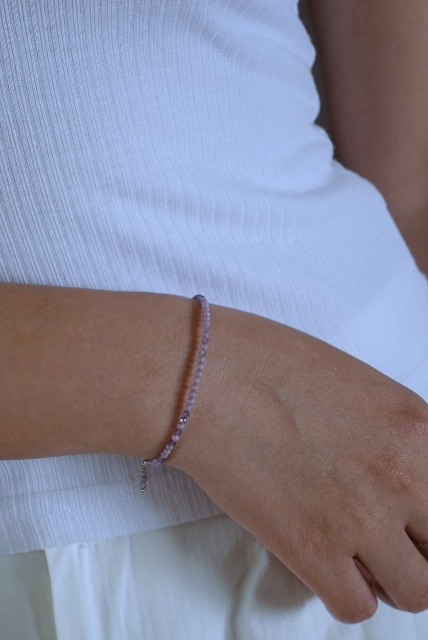 紫雲母 手鍊 S925