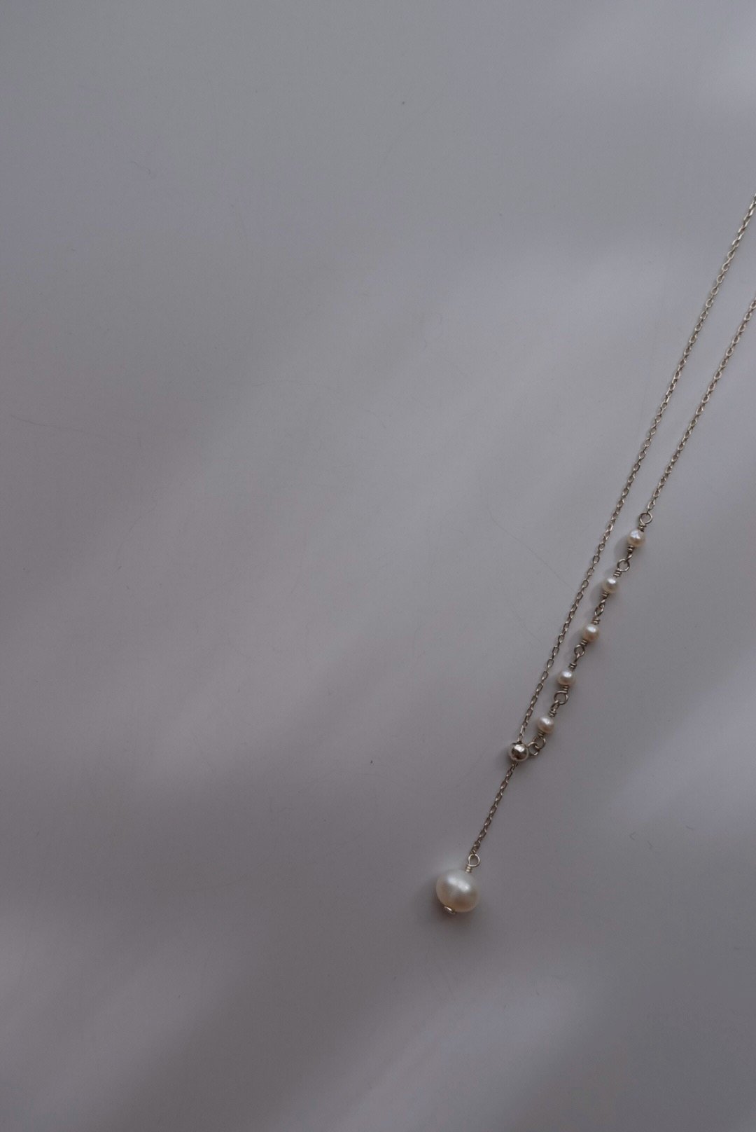 珍珠Y字項鍊 S925