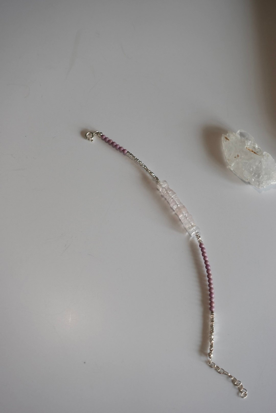 紫棉花手鍊 S925
