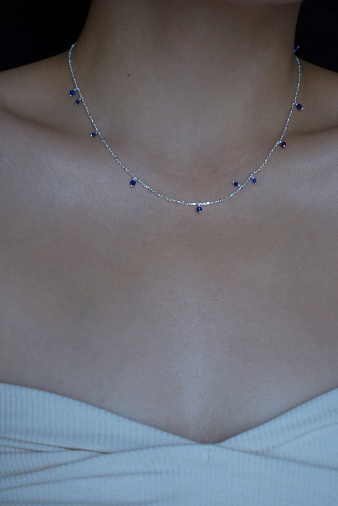 星夜 青金石項鍊 S925