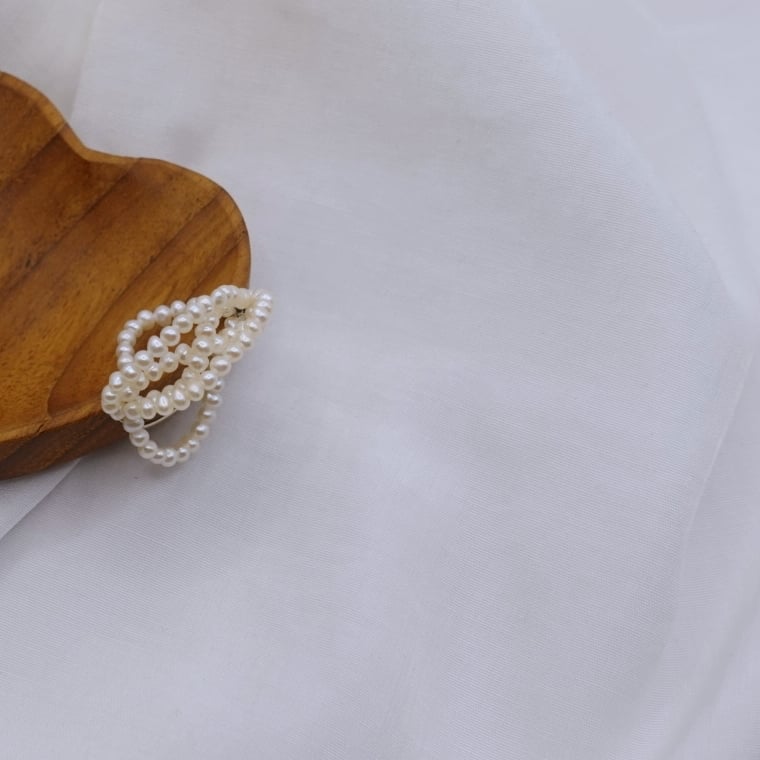 多層珍珠戒指 S925