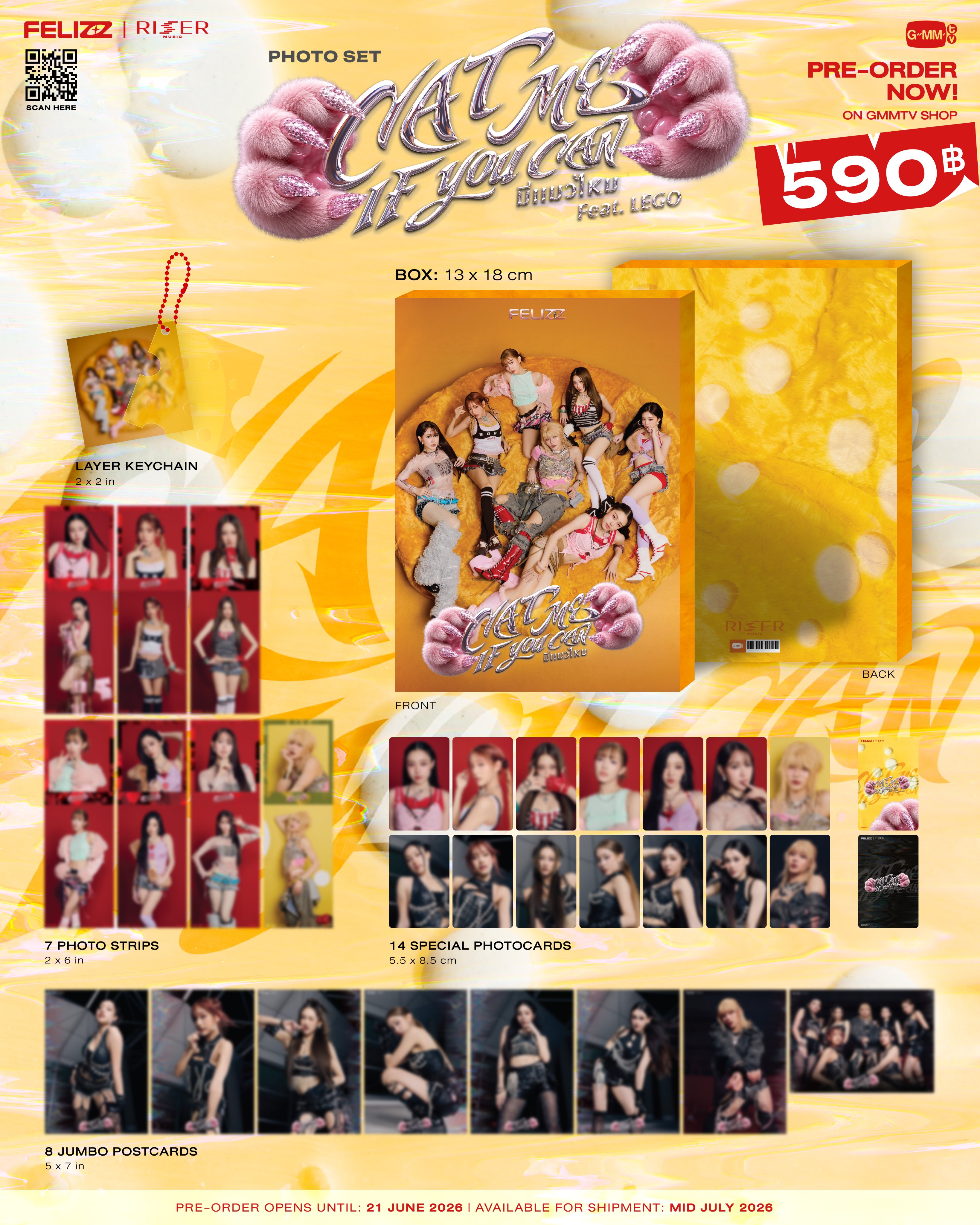 線上預購(需先付款) - CAT ME IF YOU CAN PHOTO SET(FELIZZ x LEGO) - 06/14截止