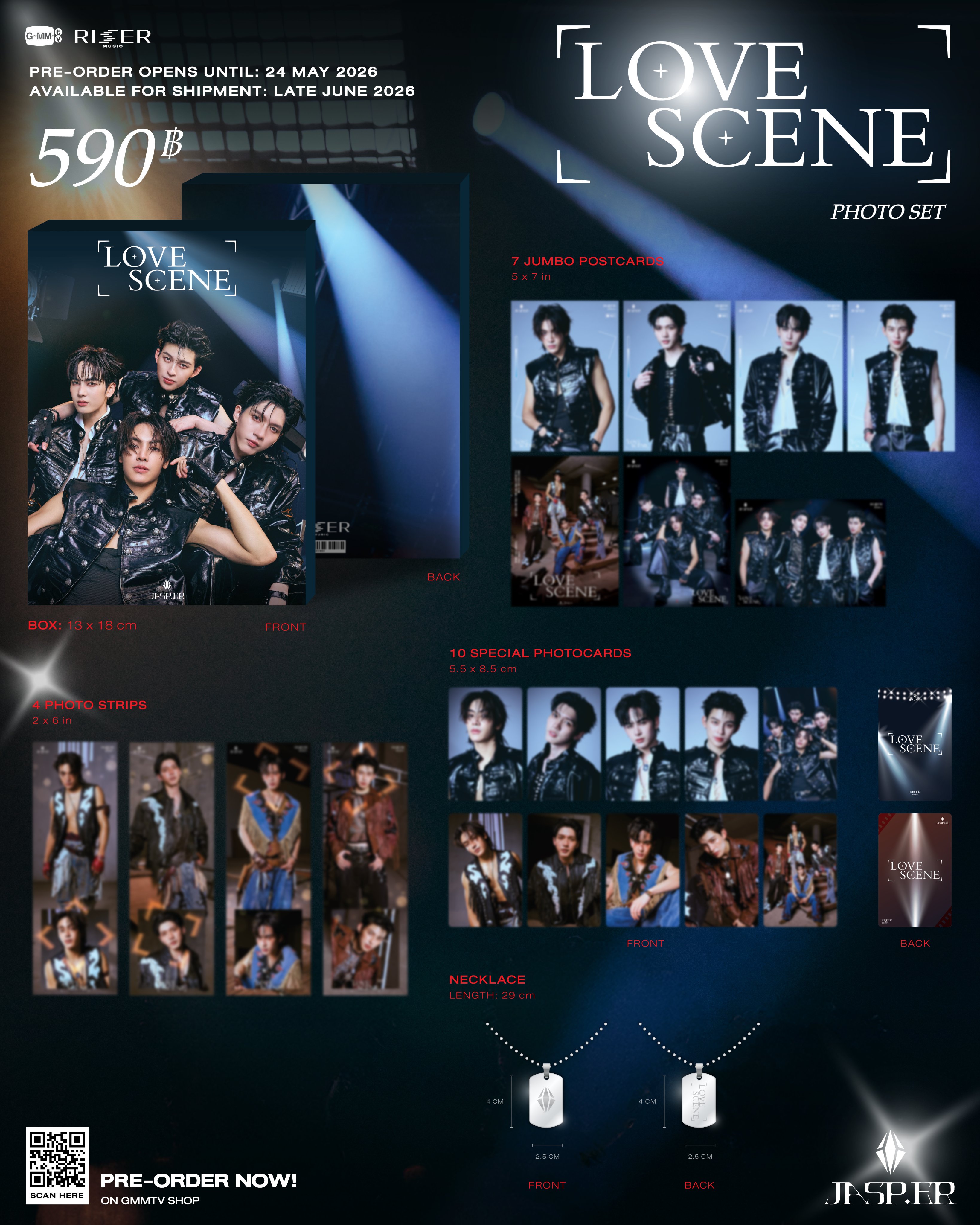 線上預購(需先付款) - LOVE SCENE PHOTO SET (JASP.ER)  - 05/18截止