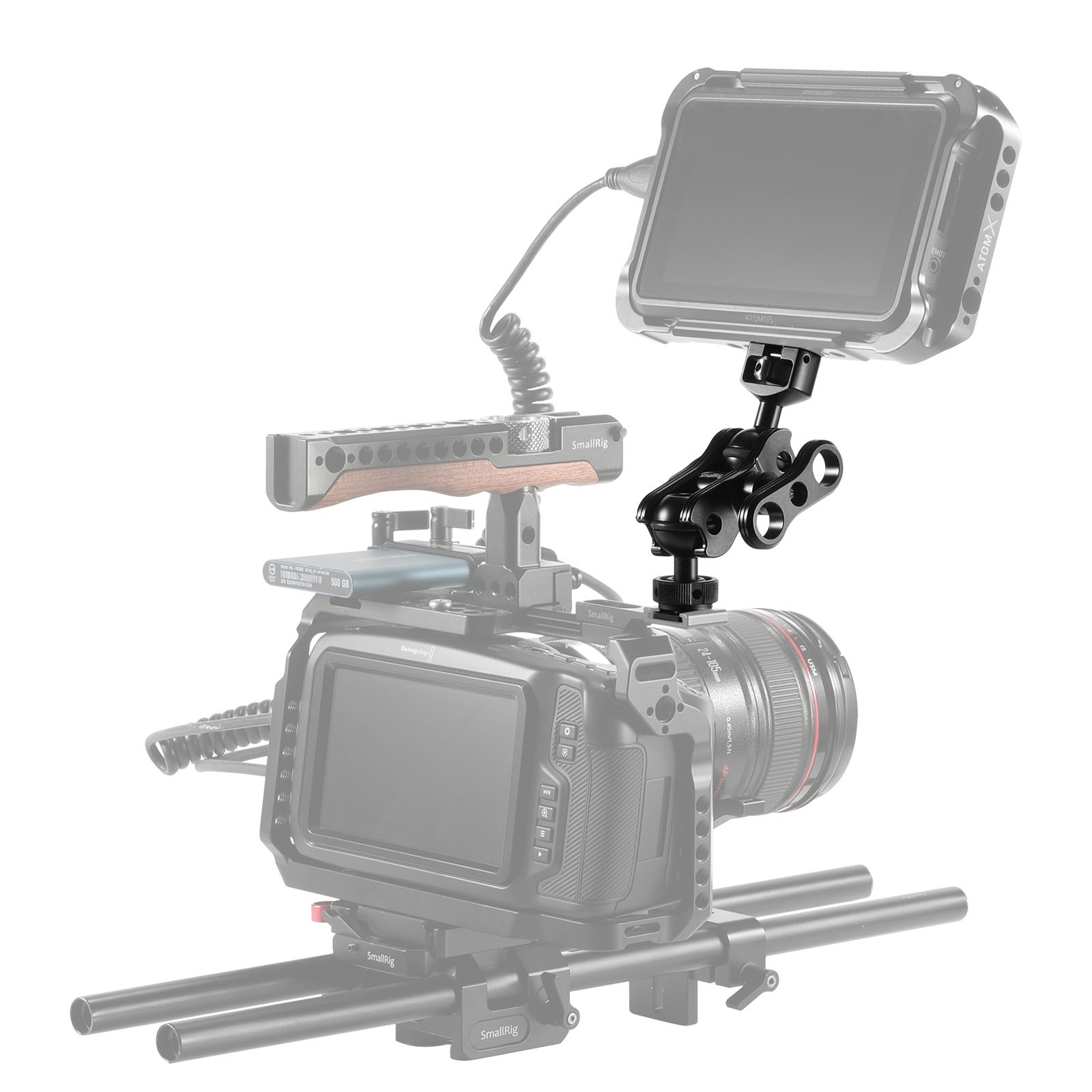 SmallRig 1/4公頭對冷靴 雙球型魔術手臂 2394