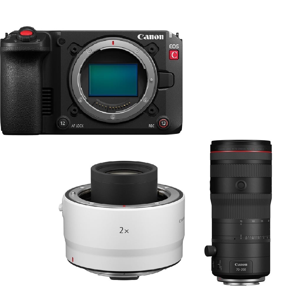 Canon C50 & RF 70-200mm Z & RF 2X Canon C50 & RF 70-200mm Z & RF 2X