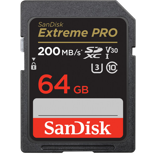 SanDisk SDXC 64G 200MB