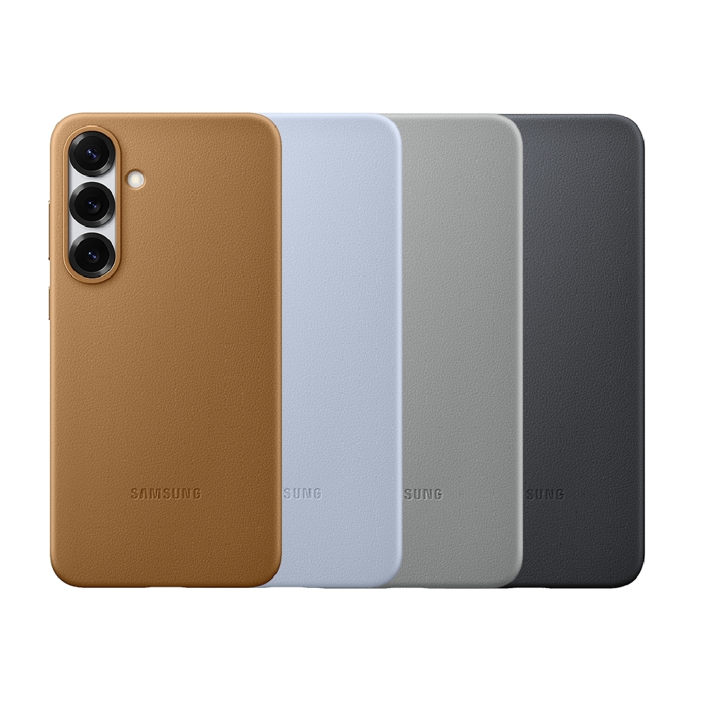 Samsung 三星 Galaxy S25+ 原廠純素皮革保護殼
