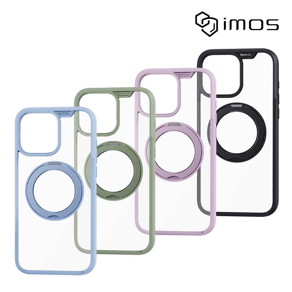 imos iPhone 16 Pro 6.3吋 磁吸支架軍規防震保護殼