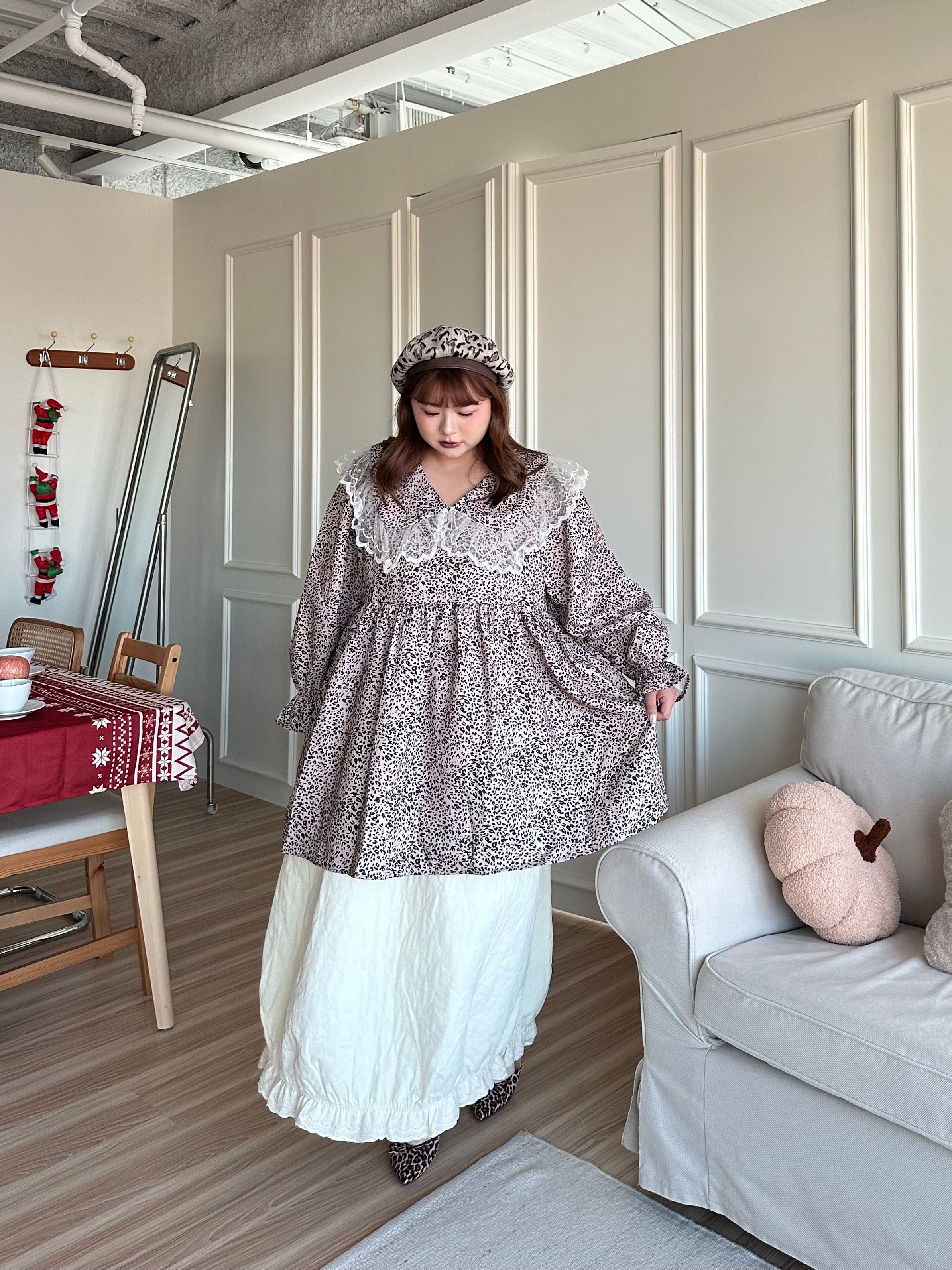 VOL.18｜豹紋大翻領夢幻短洋