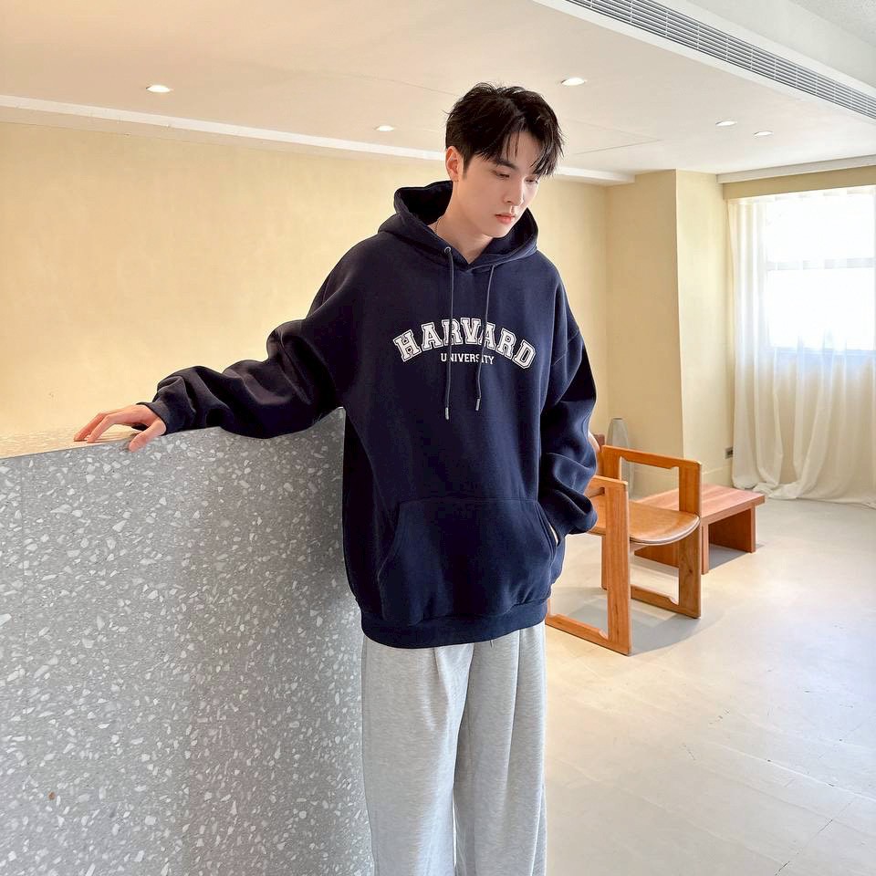 【現貨】HARVARD 印花休閒帽T