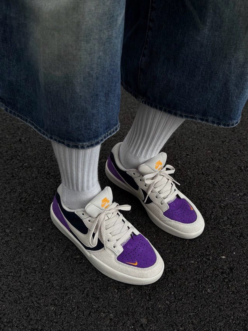 【國外折扣連線!】Nike SB Force 58 反轉紫金 小倒勾 復古休閒鞋｜DV5477-403