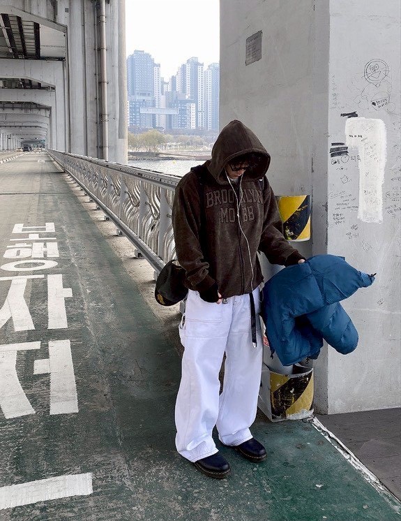 【現貨】BROOKLYN MOBB毛巾繡內絨毛外套