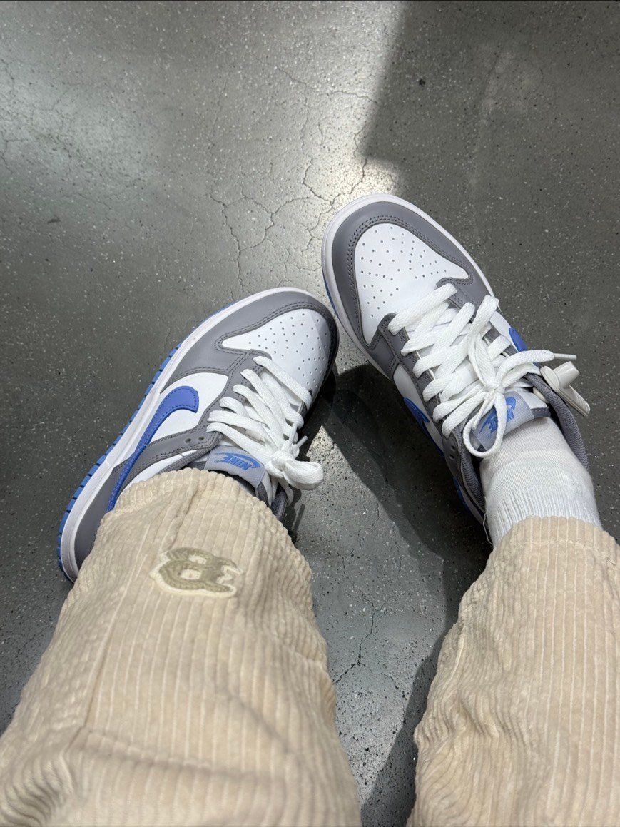 【海外限定 ! 預購】Nike Dunk Low 奶霜灰藍 女段 ｜FB9109-121