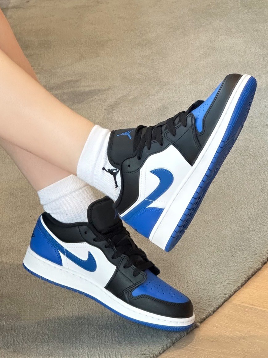 【限時預購價】AIR JORDAN 1 LOW 皇家黑藍白｜553558140