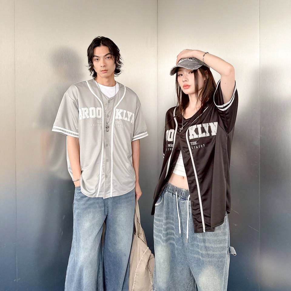 【現貨】Brooklyn美式刺繡棒球罩衫