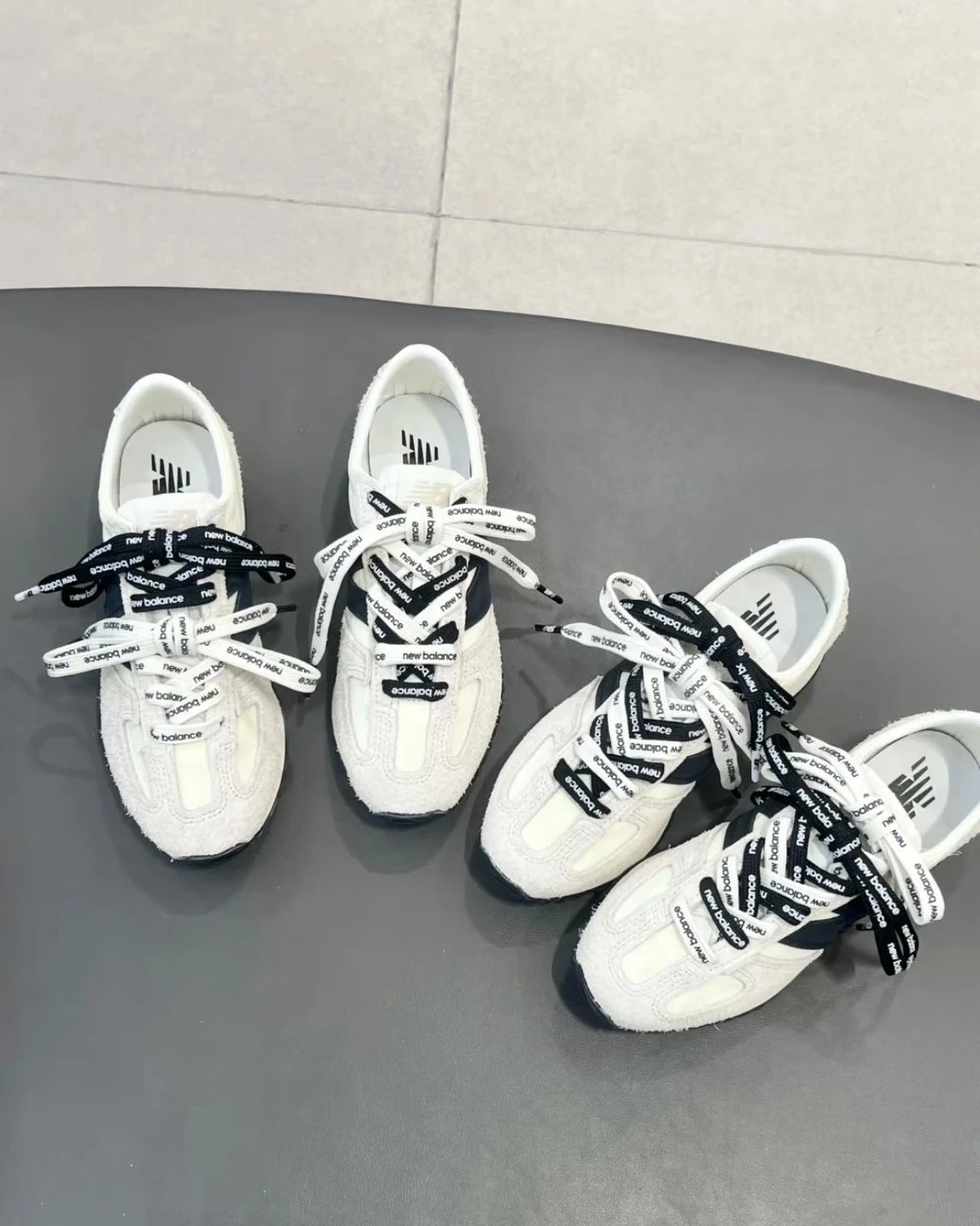 【張員瑛同款!新品】New Balance NB 471 海鹽奶油 白黑 復古休閒鞋｜U471AM