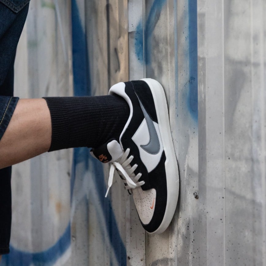 【國外限時超殺折扣連線!】Nike SB Force 58 影子灰 橘勾 小倒勾 ｜DV5477-012