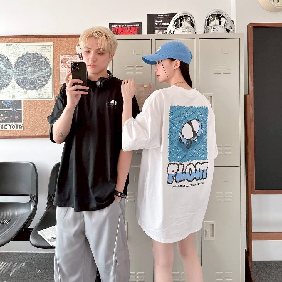 【SORONA® 涼感現貨】PLOAT熊貓潛水印花短T