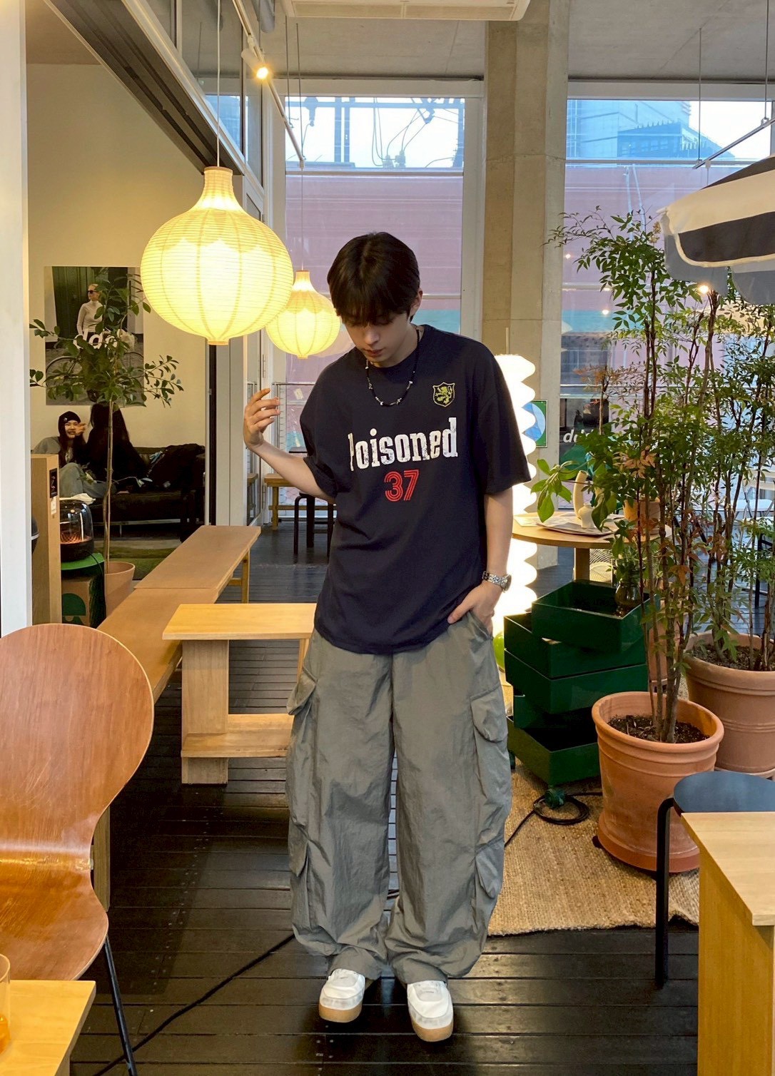 【現貨】Poisoned 37剝落感印花短T