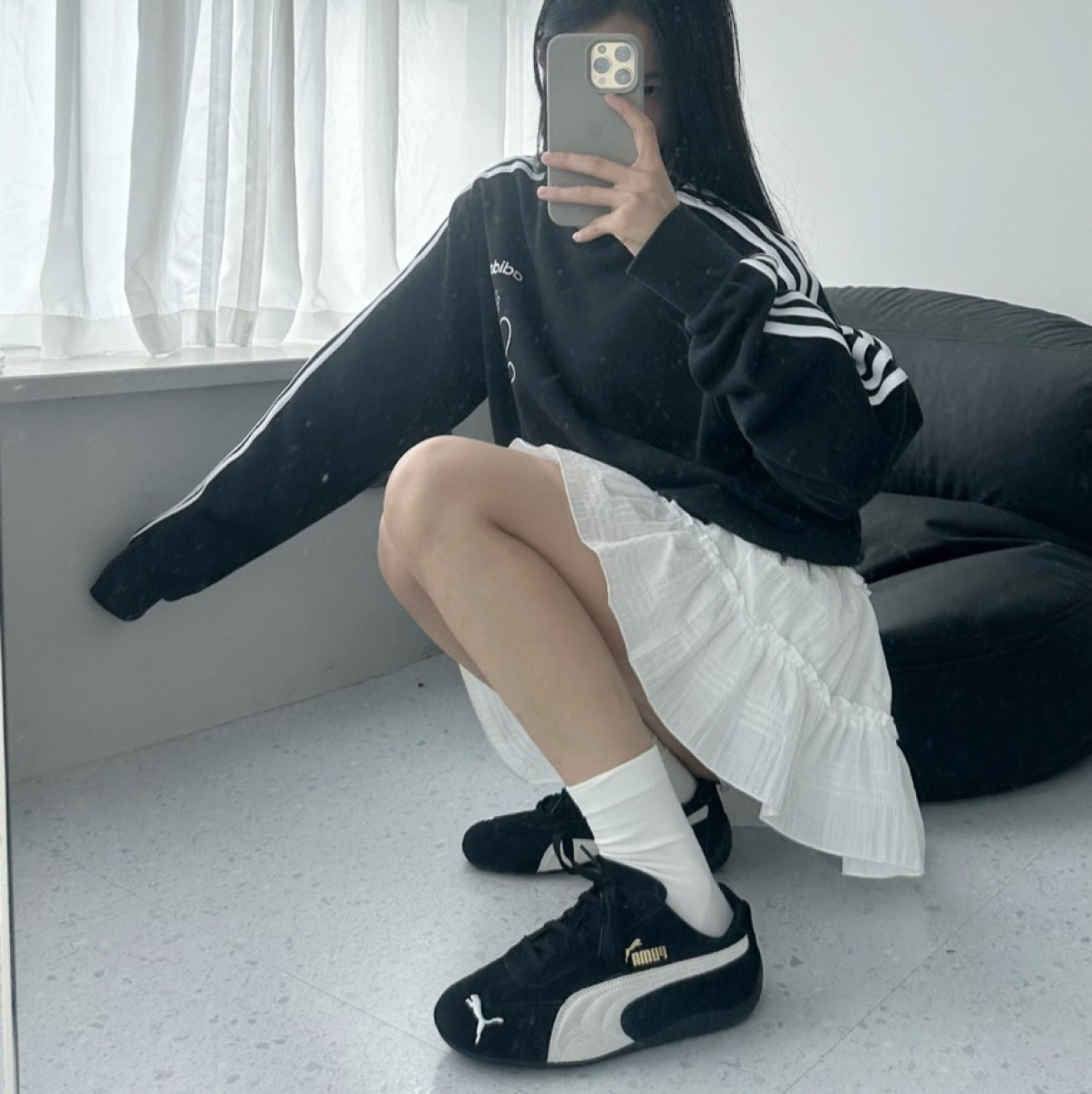 【限量折扣】PUMA SPEEDCAT OG 黑白 賽車鞋 復古 Rosé 朴彩英代言同款 男女鞋｜398846-01/調貨