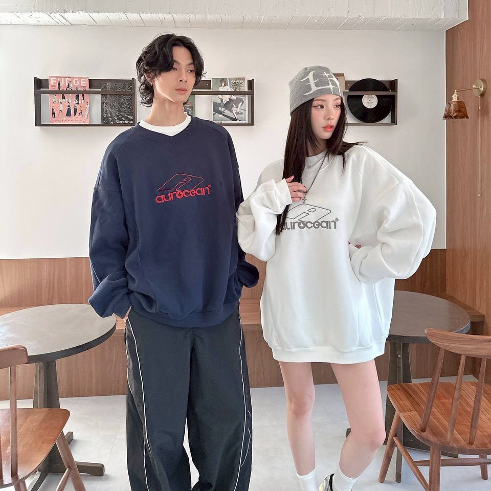 【現貨】aurocean美式刺繡大學T