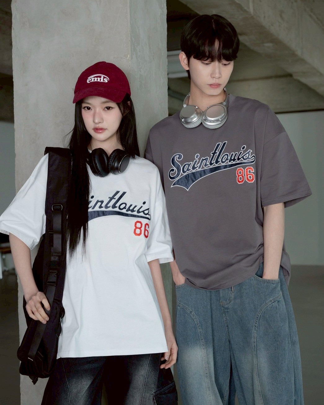 【現貨】Saintlouis86刺繡短T