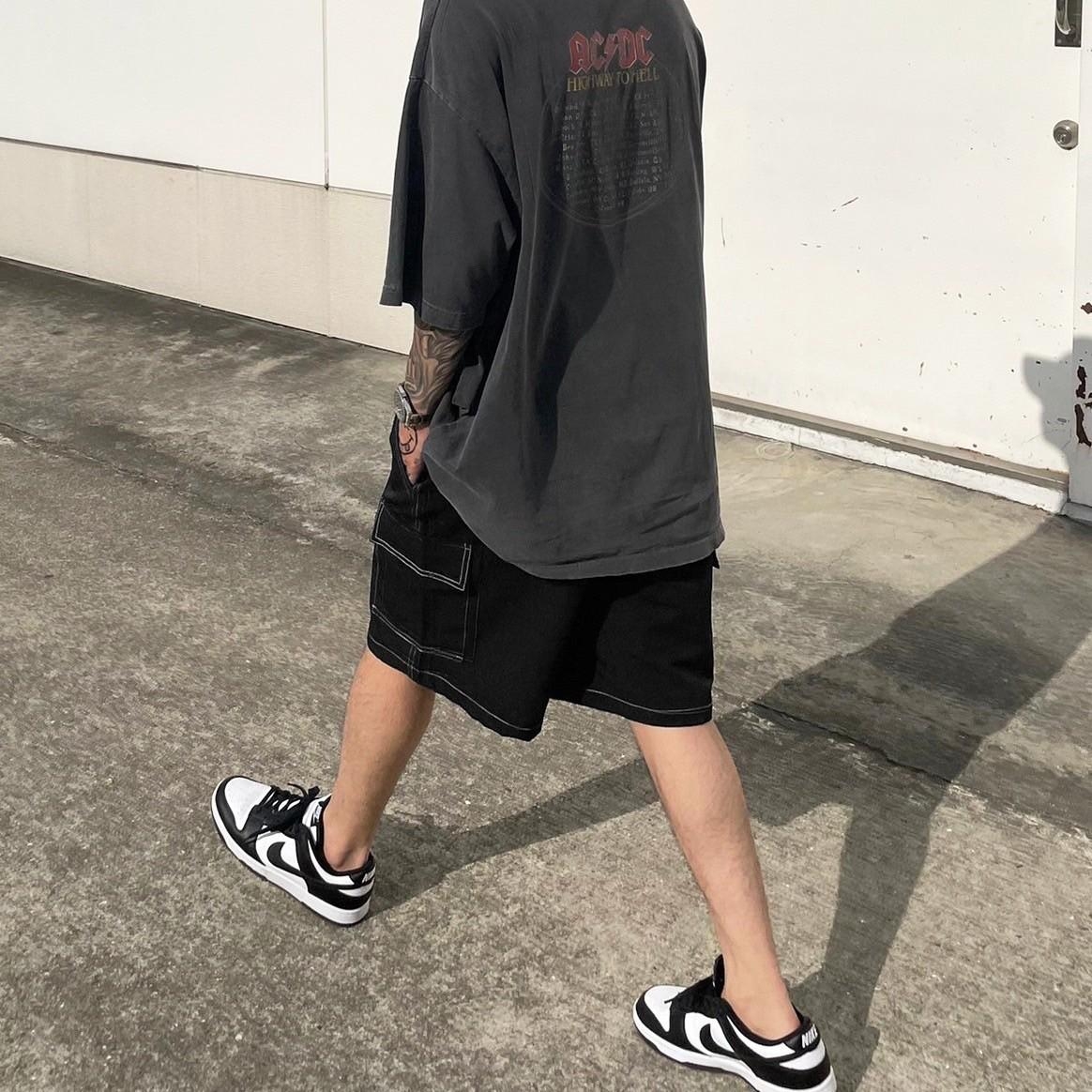 【現貨】 反車線工裝短褲