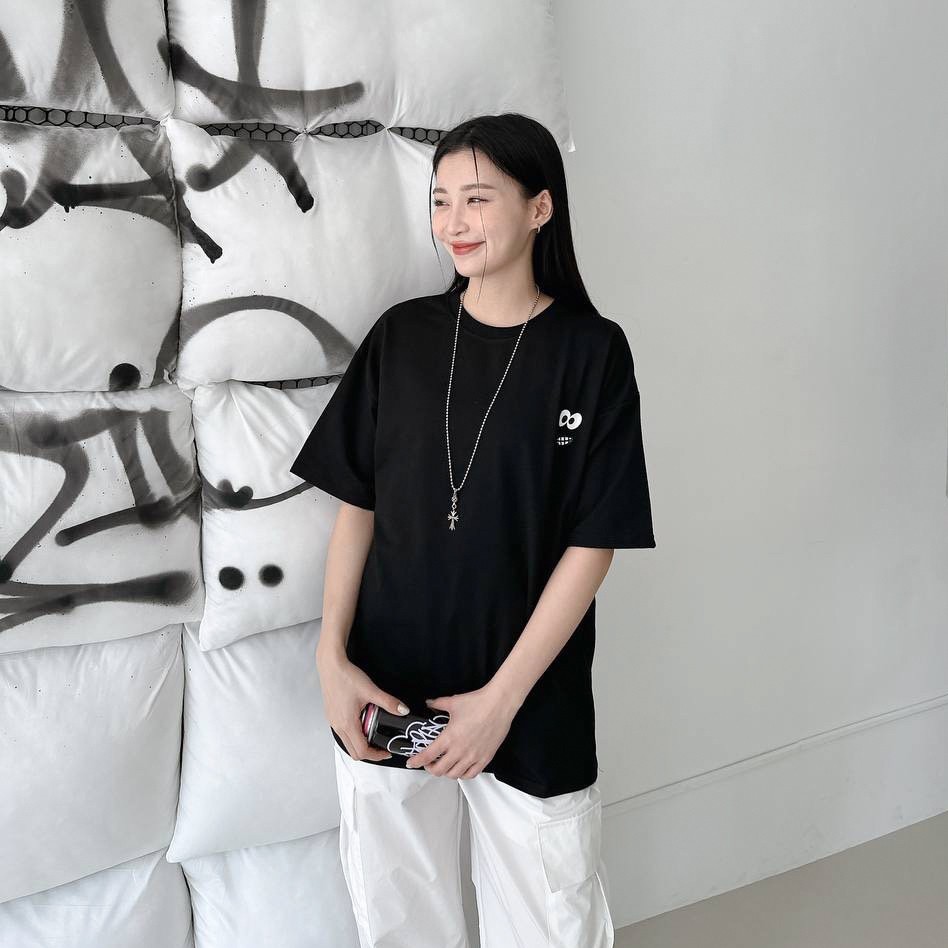 【四色同步隊服首選】手繪塗鴉印花短T