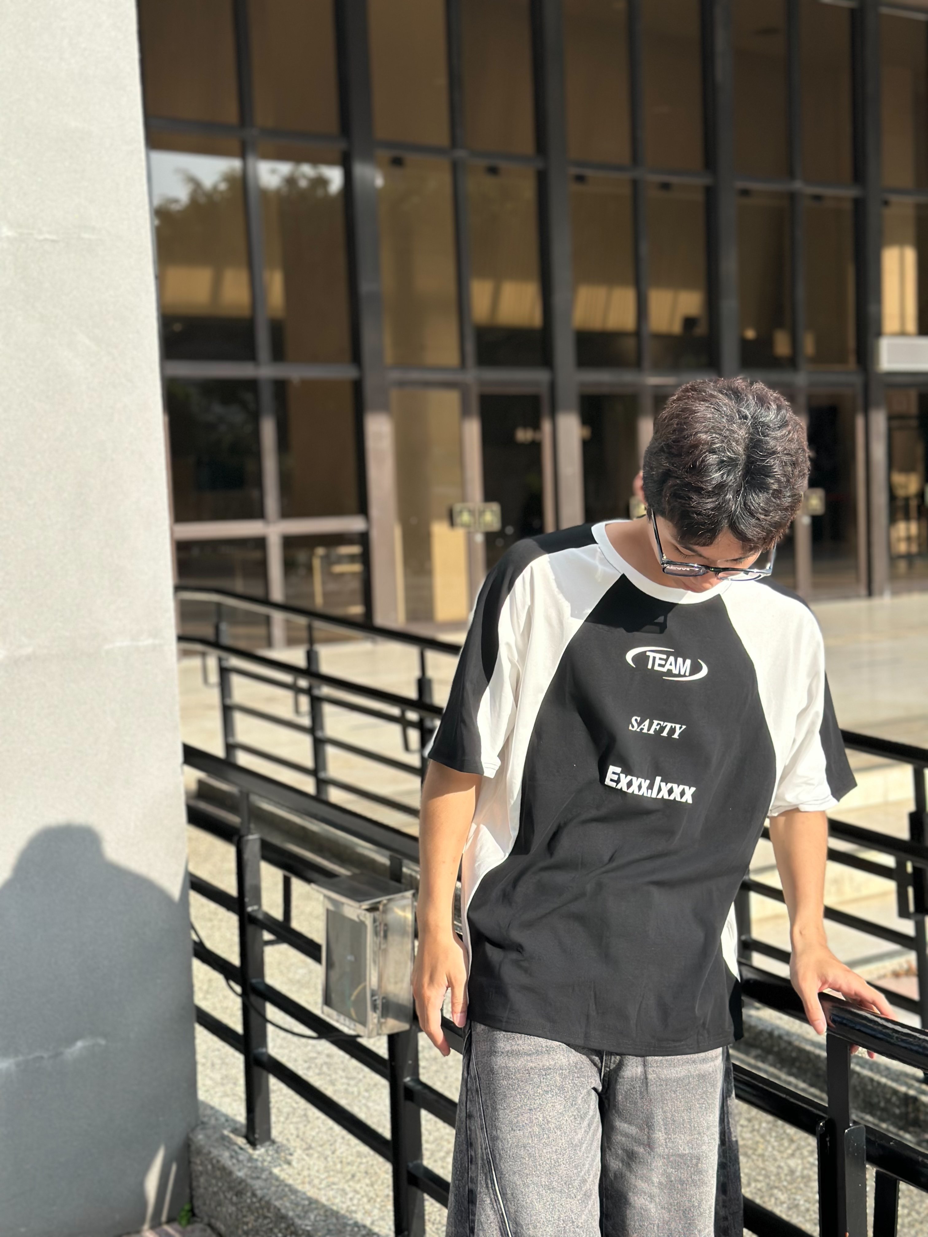 【現貨】美式撞色賽車風短T