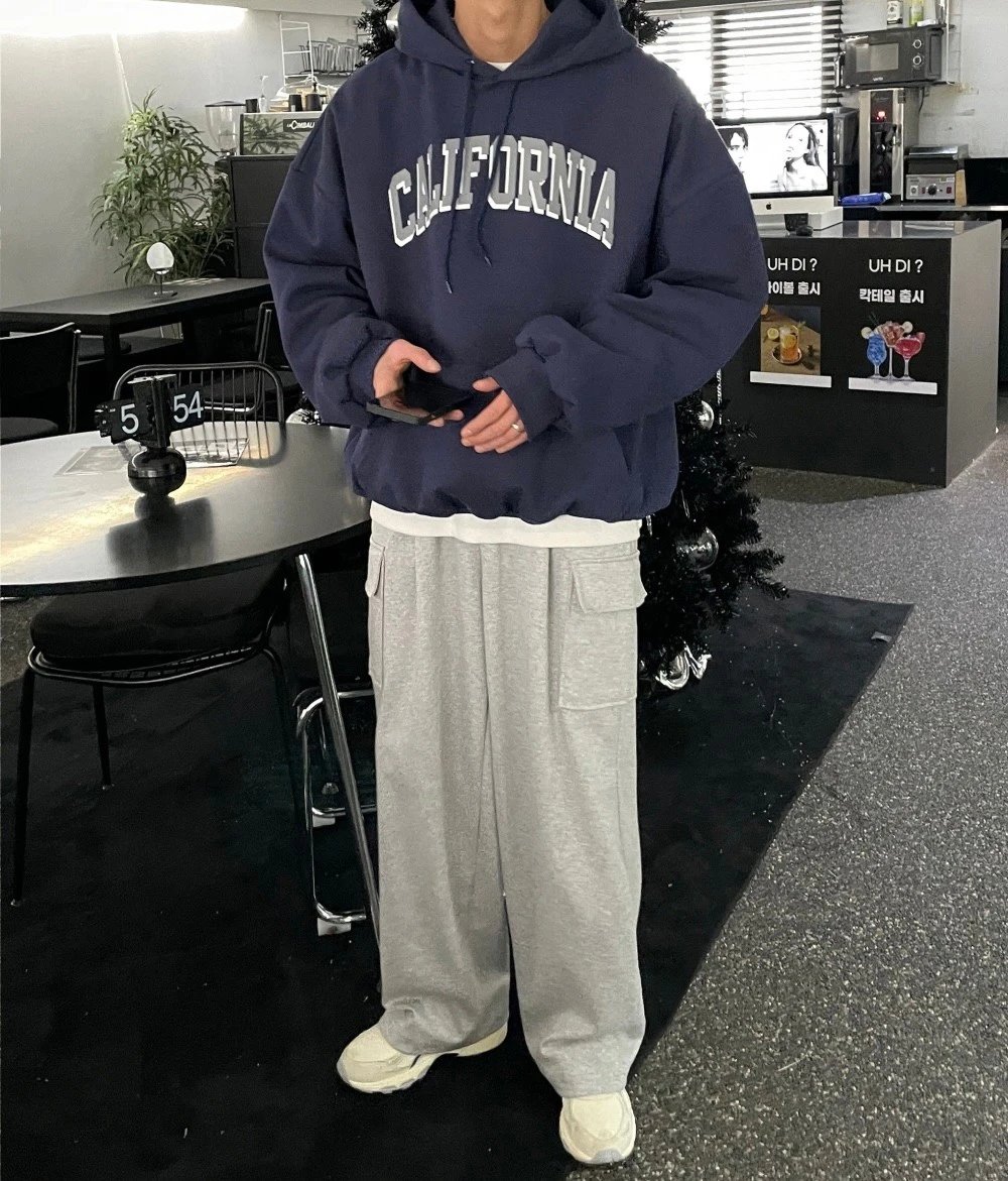 【現貨】CALIFORNIA簡約牛奶絨帽T