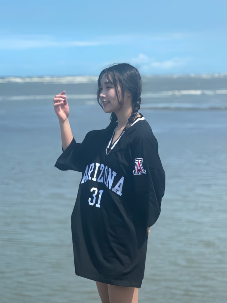 【限時爆款預購價】刺繡棒球運動寬鬆短T