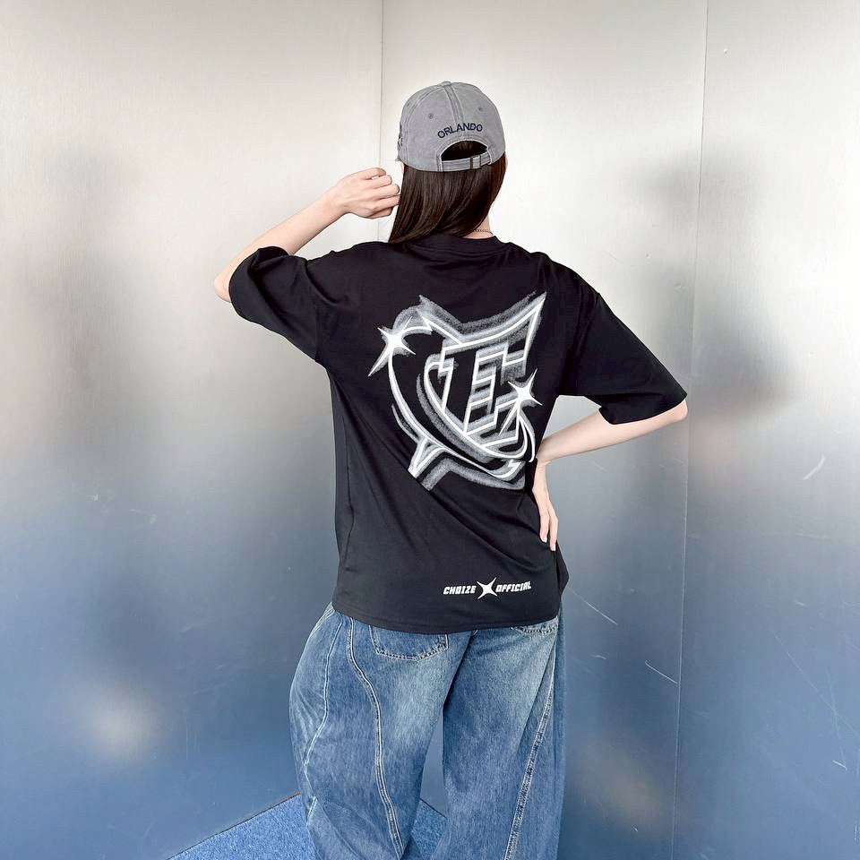 【SORONA® 涼感現貨】CHOIZE視覺錯位印花短T