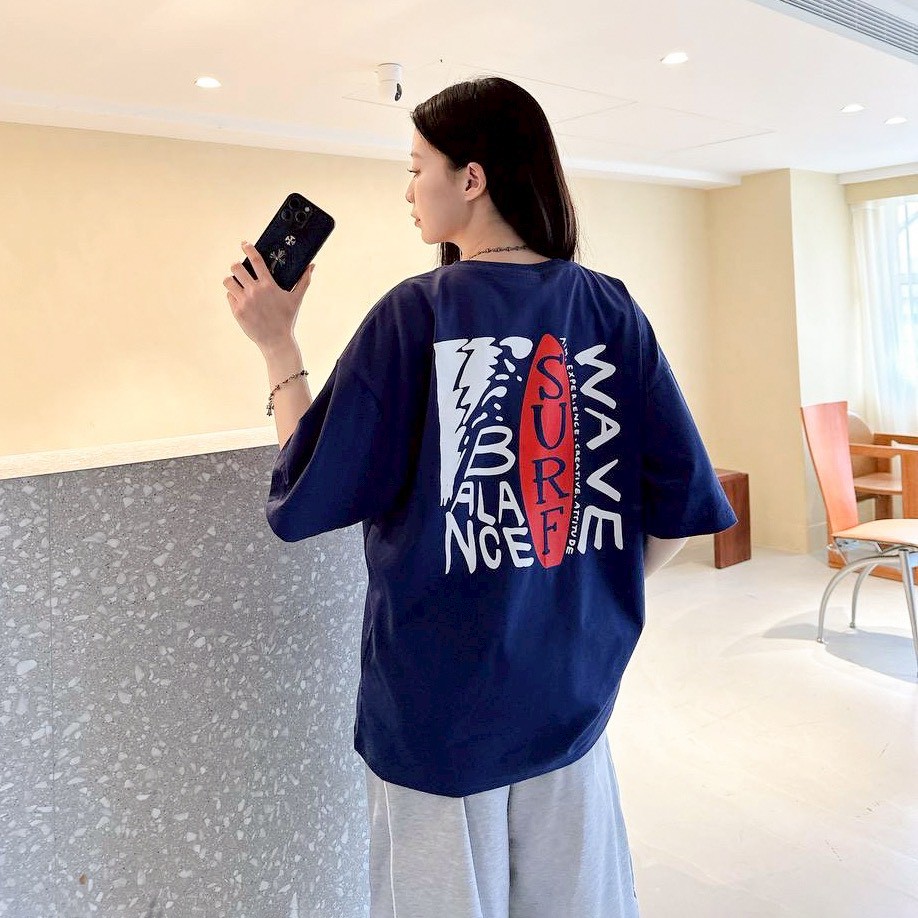 【現貨】SURF WAVE 浪板印花短T