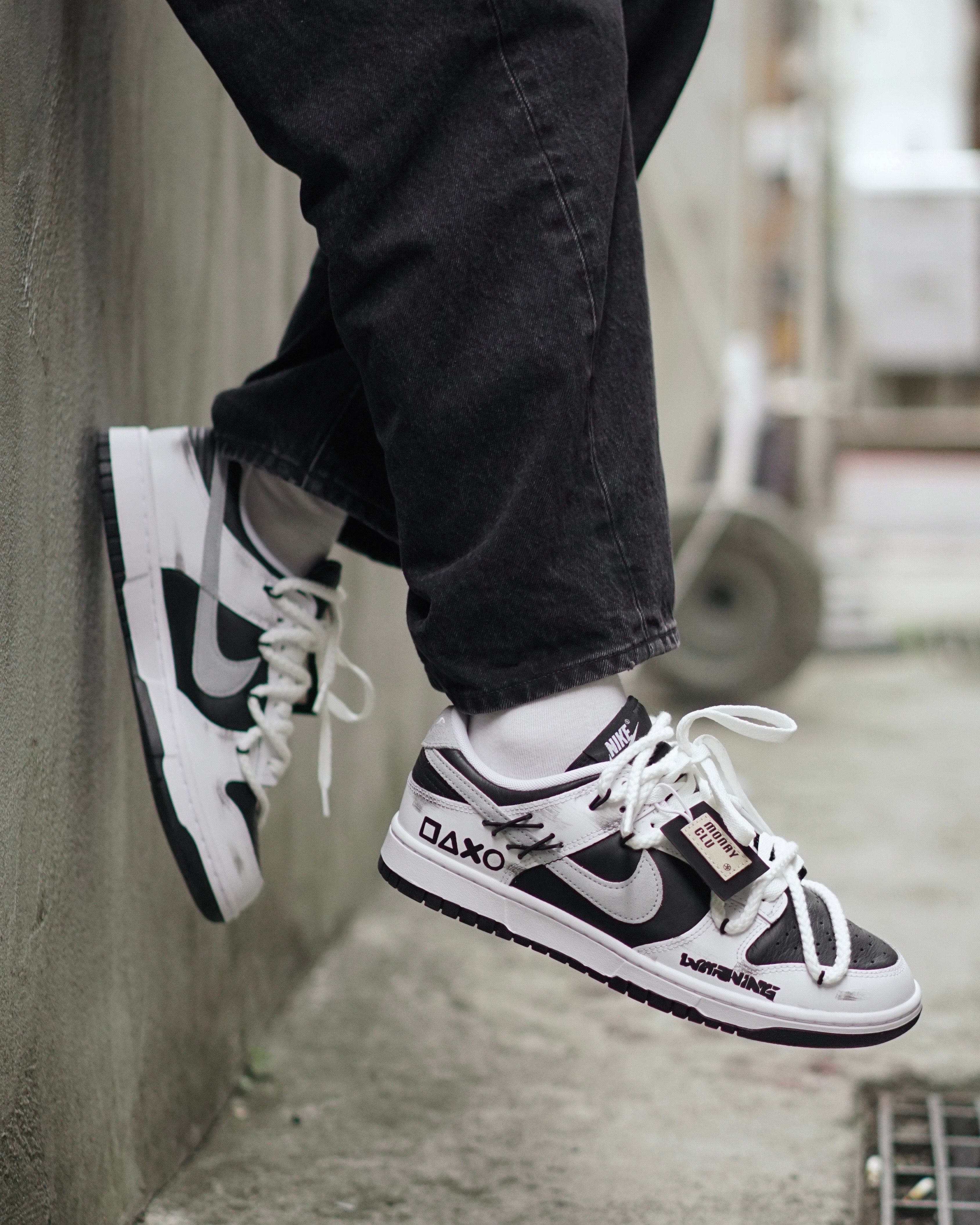 【訂製款】Nike Dunk Low 黑白解構玩家