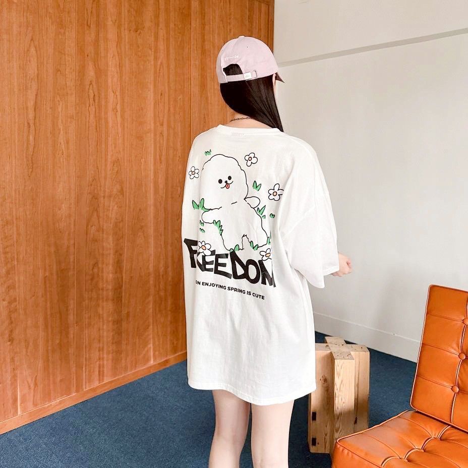 【現貨】FREEDOM小狗印花短T