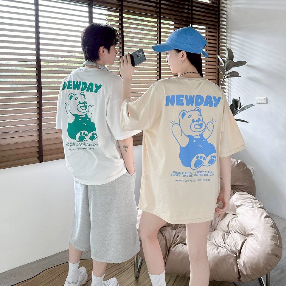 【現貨】NEWDAY吊帶小熊印花短T