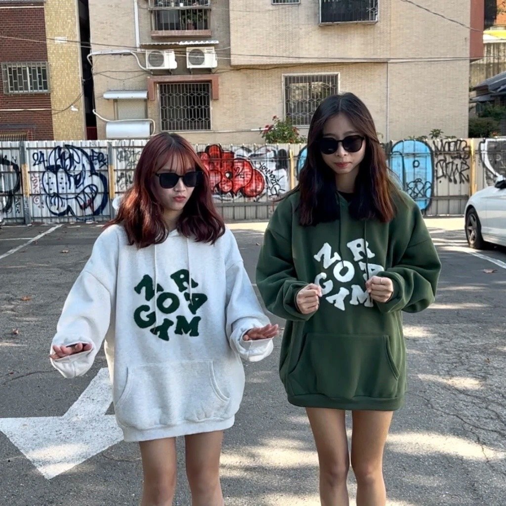 【爆款回歸】毛巾繡NORAGYM英文字母帽T