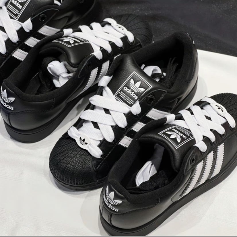 【爆款國外補貨連線!!】Adidas Originals Superstar II 黑白 經典 金標 貝殼鞋 男女款 情侶鞋｜KK4474