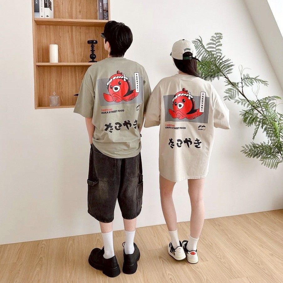 【SORONA® 涼感現貨】TAKOYAKI日文章魚師傅印花短T